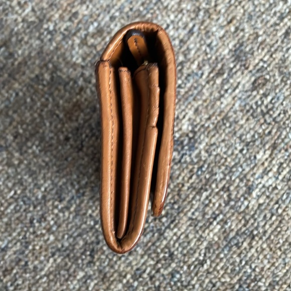 Burberry Tan and Black Wallet with Classic Check Design - Picture 5 of 15